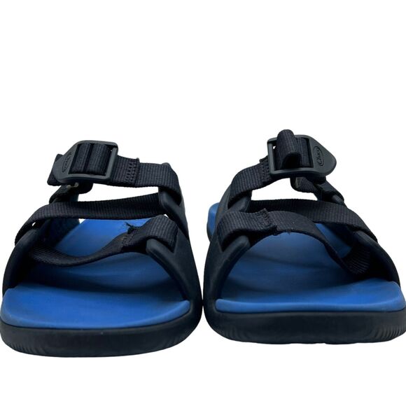 Chaco Sandals Kids Juniors 3 Blue Chillos Slides Slip On Z Straps Outdoor Beach - Picture 9 of 16